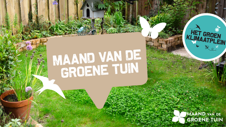 April is de Maand van de Groene Tuin