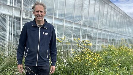 Tomatenteler Bart van den Bosch voor zijn kas